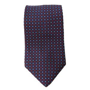 Jos A Bank Executive Collection  Red and Blue All Silk 4" Tie